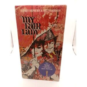 My Fair Lady VHS CBS FOX VIDEO 1990 Audrey Hepburn Rex Harrison Sealed (1964)